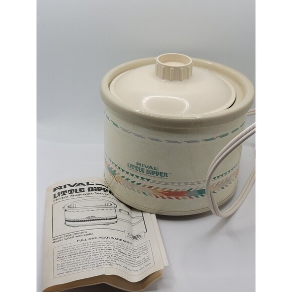 Rival Little Dipper Mini Crock Pot Southwest Style Model 3204 NOS - NEW OPEN BOX - Picture 5 of 16